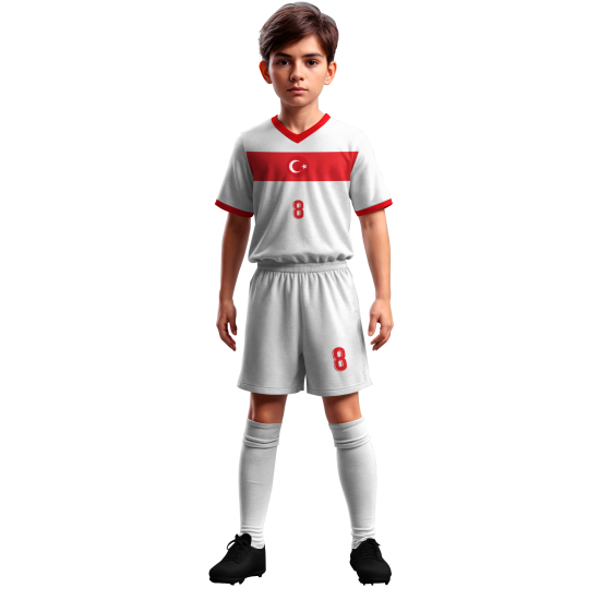 Türkiye Temalı İsim/Numara Özelleştirilebilir Çocuk Forma Seti + Dünya Kupası Mini Futbol Topu Hediye! Türkiye Temalı İsim/Numara Özelleştirilebilir Çocuk Forma Seti + Dünya Kupası Mini Futbol Topu Hediye!